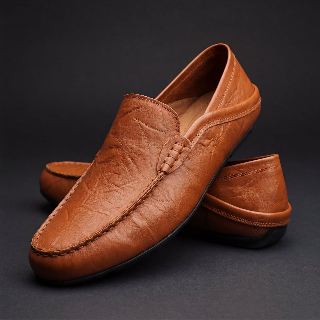 AGUSTIN | MOCASINES DE CUERO PARA HOMBRES