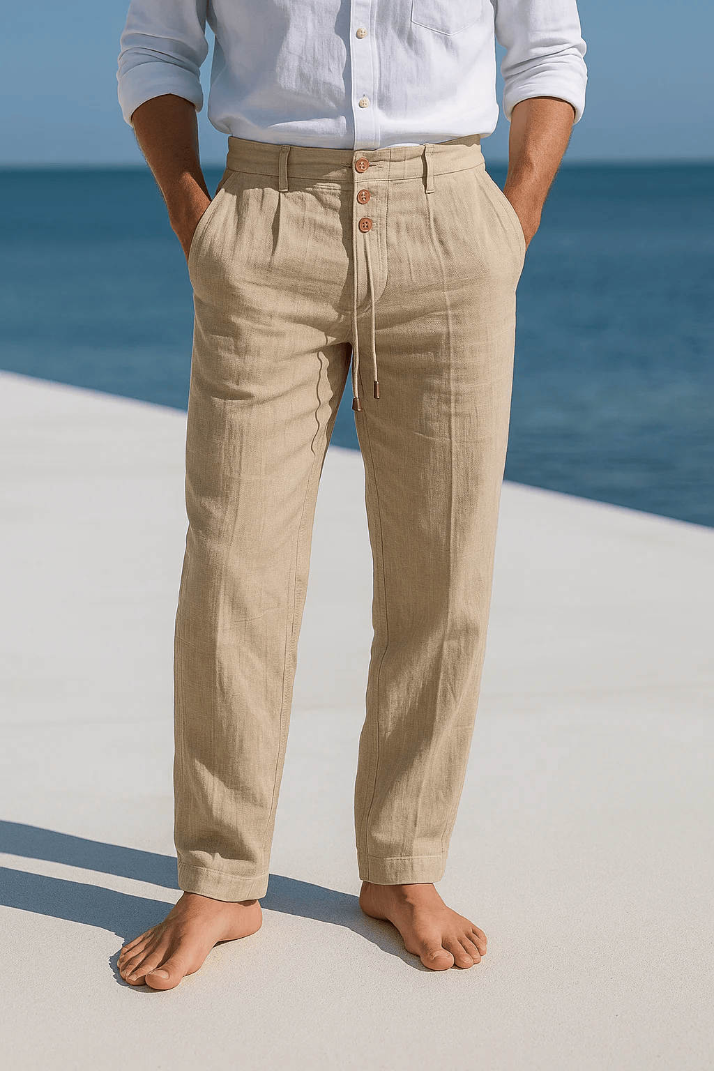 JULIEN | PANTALONES DE LINO PARA HOMBRE