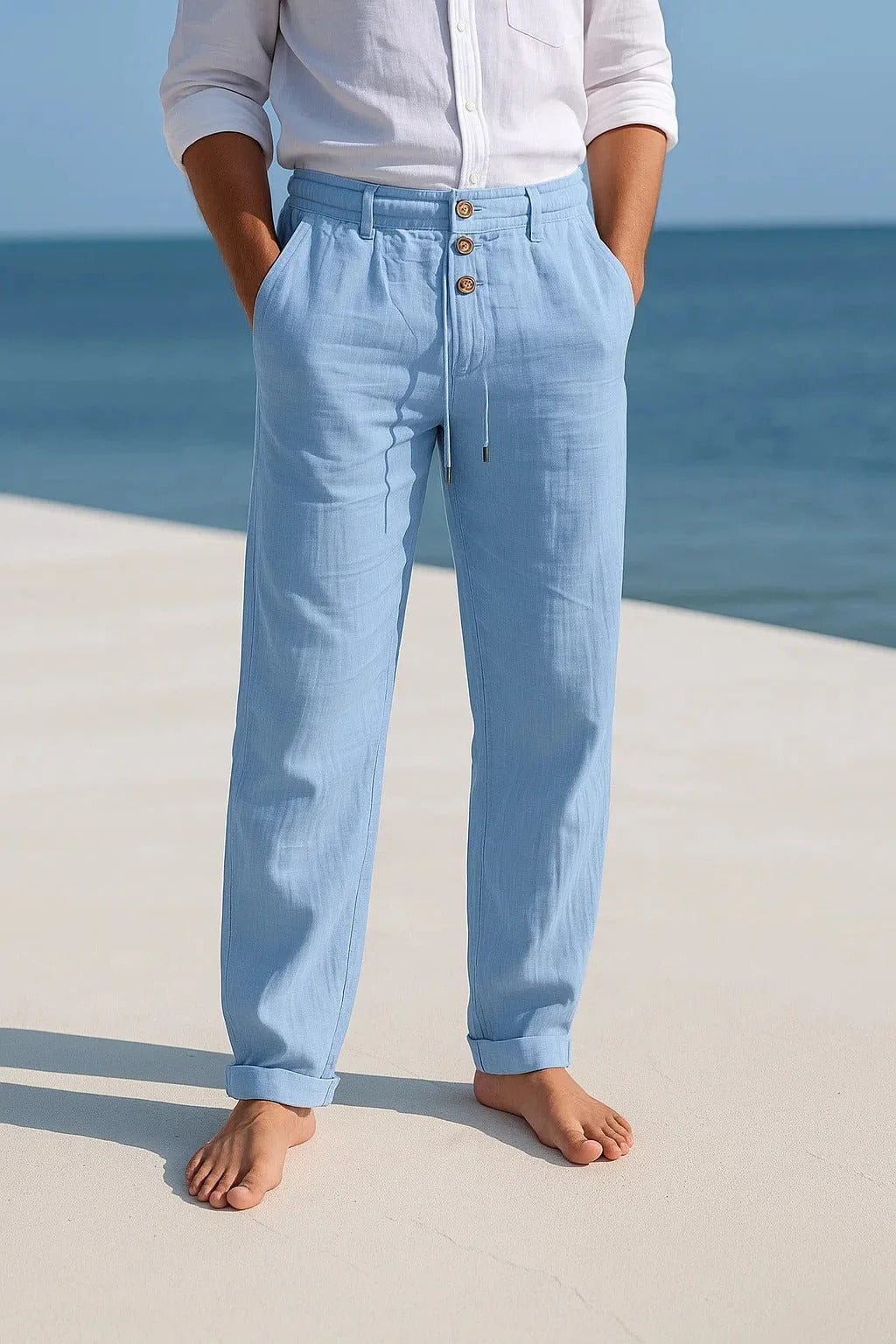 JULIEN | PANTALONES DE LINO PARA HOMBRE