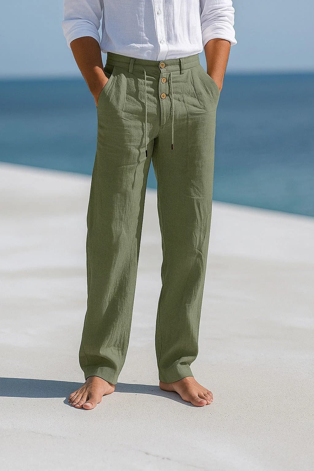 JULIEN | PANTALONES DE LINO PARA HOMBRE