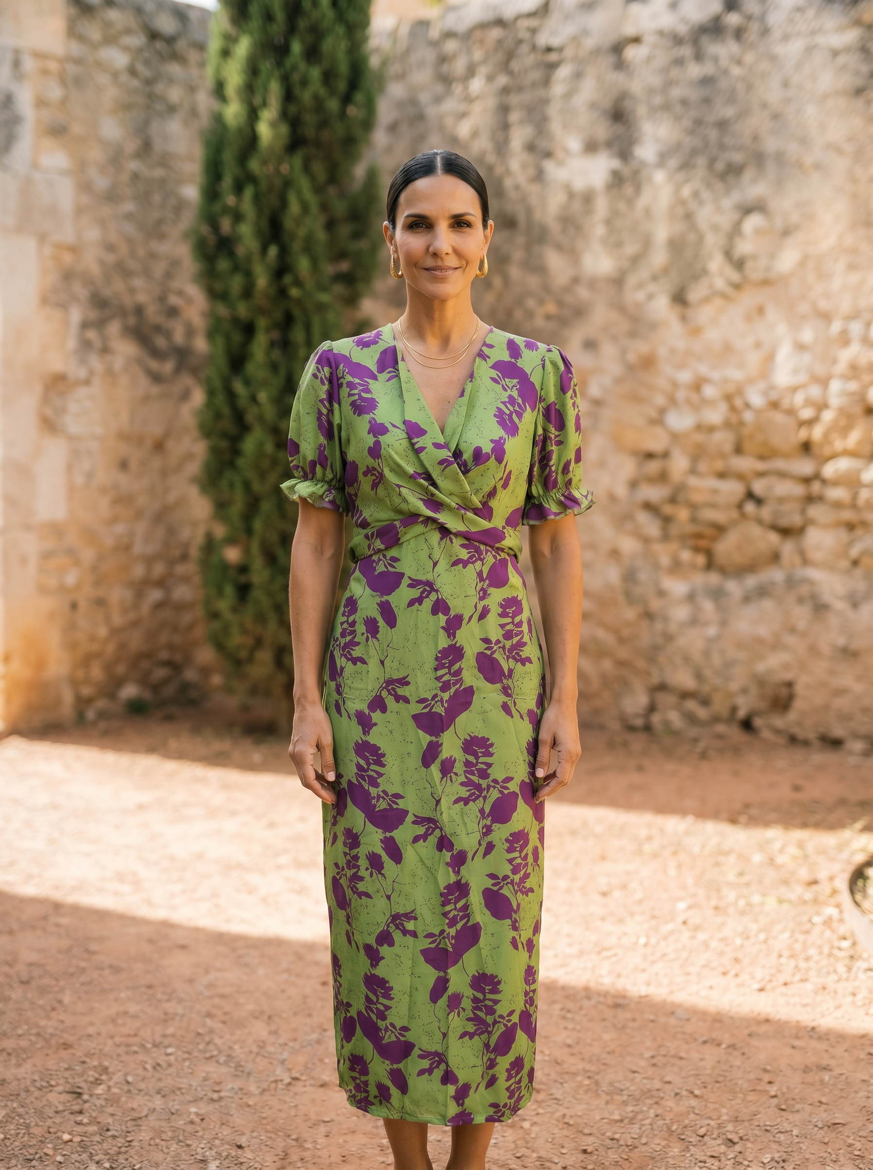 VESTIDO PRIMAVERAL ESTAMPADO
