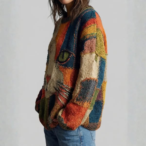 SUETER ARTISTICO DE GATO