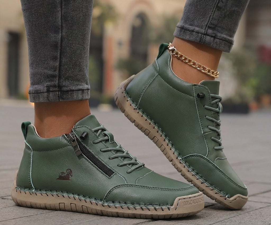 ZAPATOS ORTOPÉDICOS COMODOS CON CREMALLERA