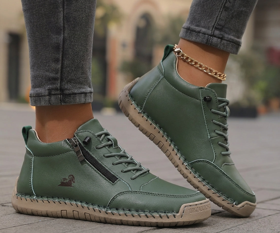 ZAPATOS ORTOPÉDICOS COMODOS CON CREMALLERA