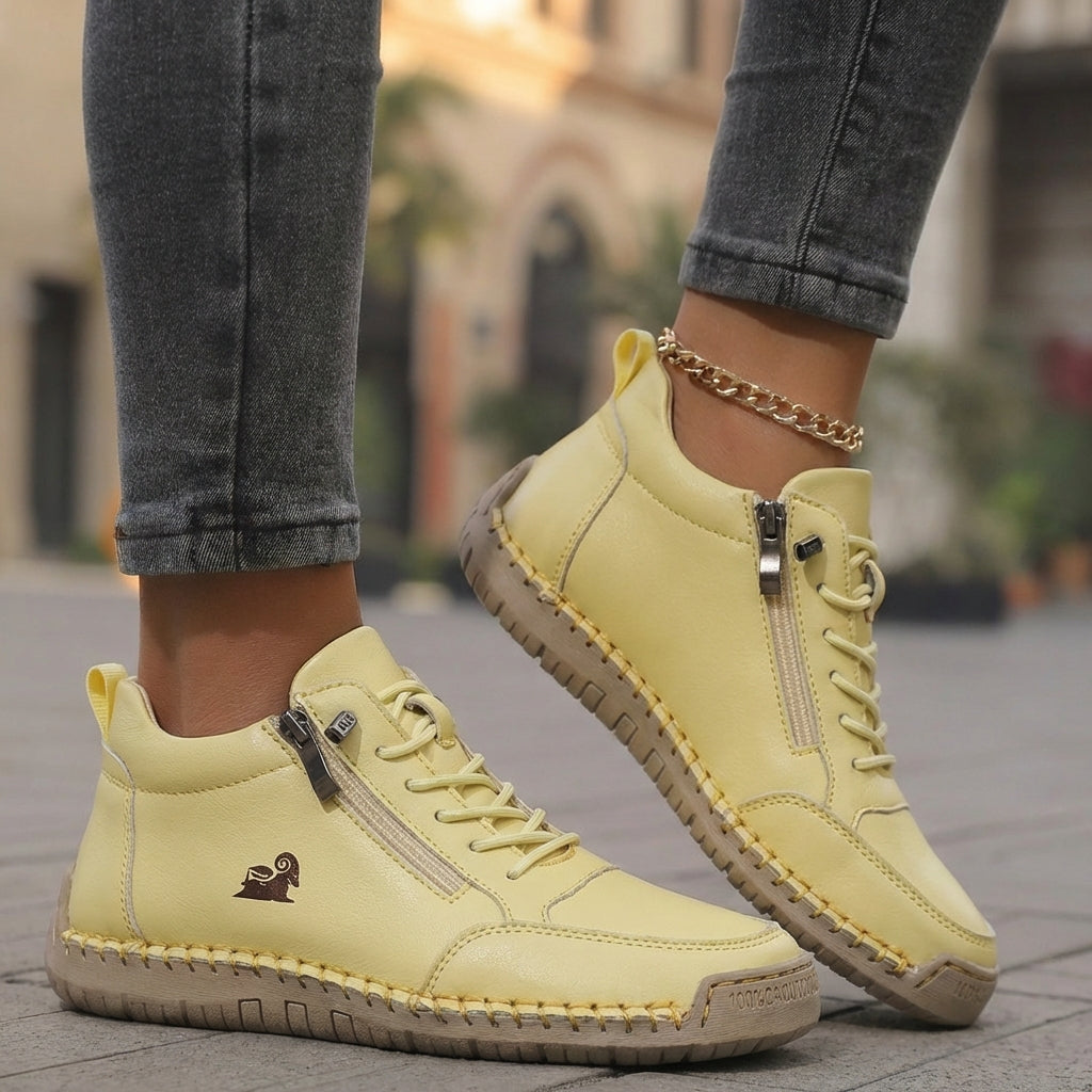 ZAPATOS ORTOPÉDICOS COMODOS CON CREMALLERA