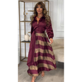 VESTIDO MAXI A RAYAS